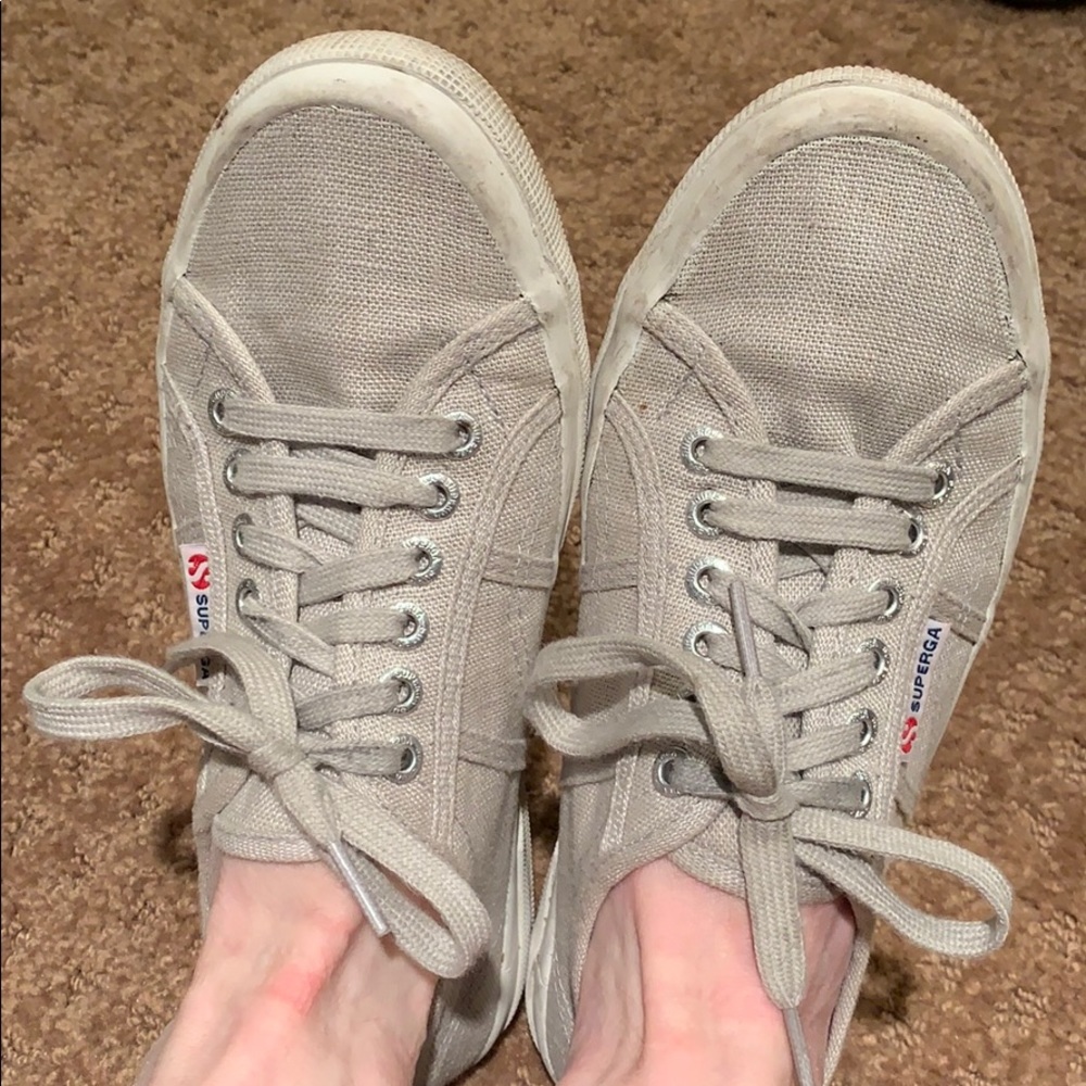 Supera Italian linen sneakers